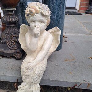 Garden statue 10in heavy ceramic
